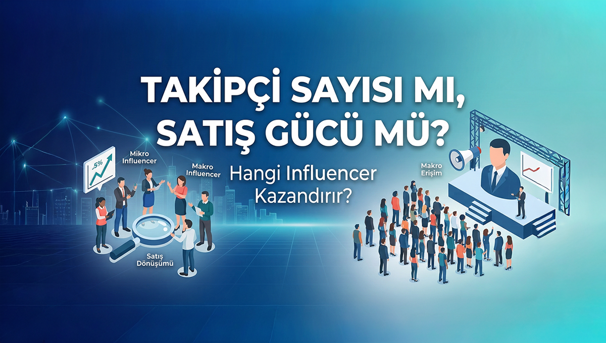 Influencer Pazarlamasında “Takipçi” Yanılgısı: Neden Küçük Hesaplar Daha Çok Satış Yapıyor?