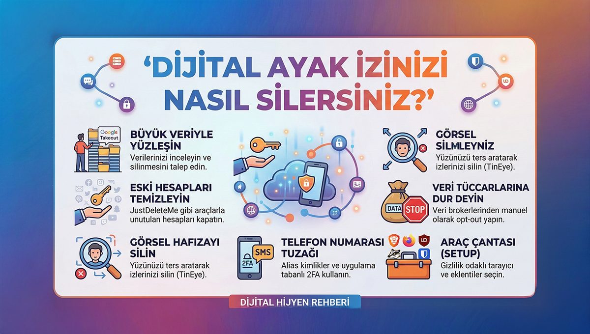 Dijital Ayak İzinizi Nasıl Silersiniz?