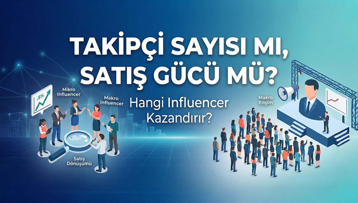 Influencer Pazarlamasında “Takipçi” Yanılgısı: Neden Küçük Hesaplar Daha Çok Satış Yapıyor?