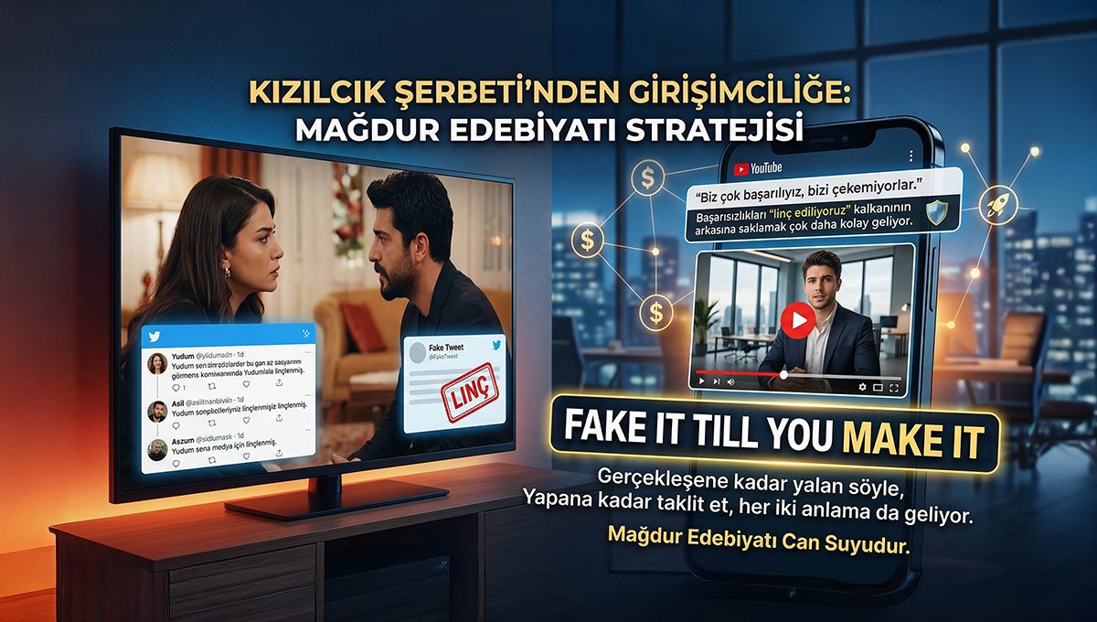 Popüler Kültürün Karanlık Stratejisi: Mağdur Edebiyatı ve Girişimcilikte “Fake It Till You Make It”