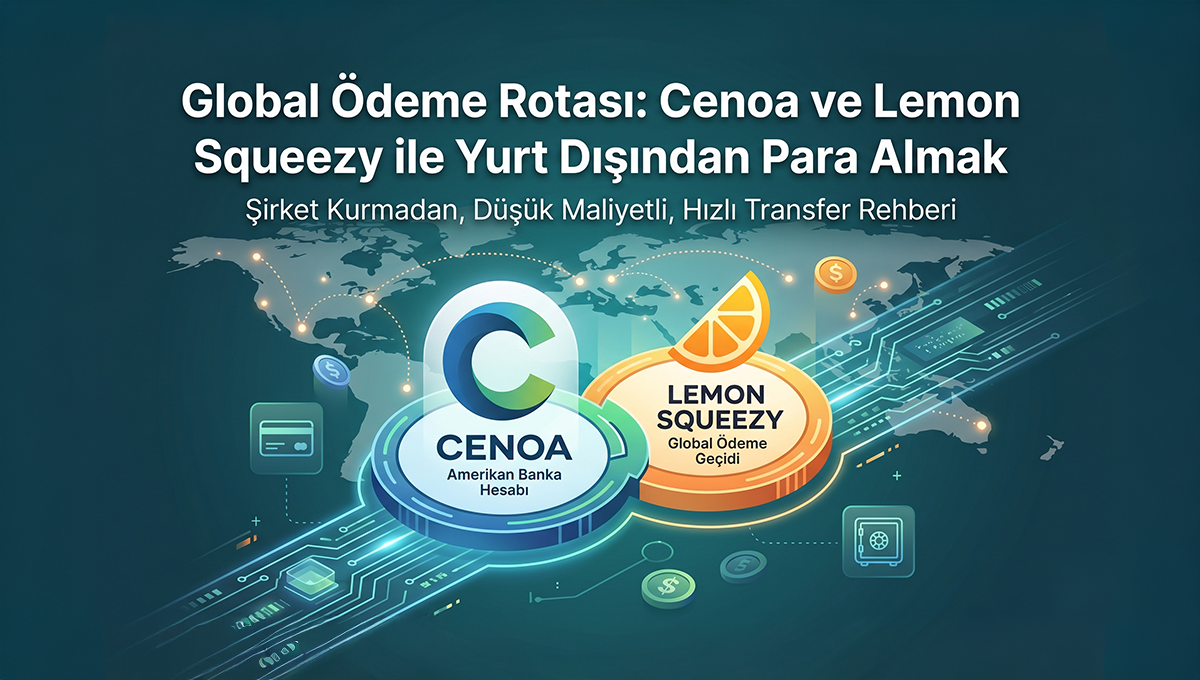 Global Satışlarda Yeni Nesil Ödeme Rotası: Cenoa ve Lemon Squeezy Entegrasyonu